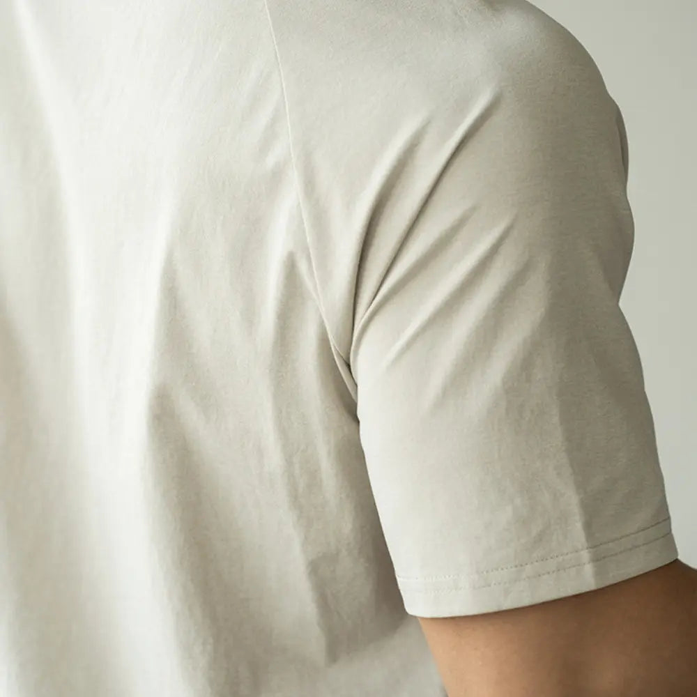 Men's Casual Exercise Workout Quick-drying Short-sleeved T-shirt Prendersons