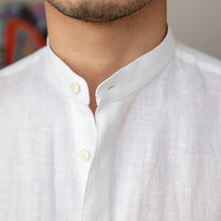 Elegant men's linen top