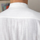 Elegant men's linen top