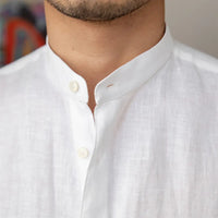 Men's breathable linen shirt