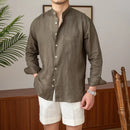 Elegant men's linen top