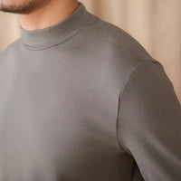 Men's Commuting Repair Height Elastic Warm Half High Neck Sweater – Winter Comfort | Old Money Aesthetic Prendersons
