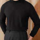 Men's Commuting Repair Height Elastic Warm Half High Neck Sweater – Winter Comfort | Old Money Aesthetic Prendersons