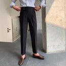 Loose Fit Mens Suit Pants – White, Khaki, Black, Dark Grey | Banquet Ready | Old Money Menswear Prendersons