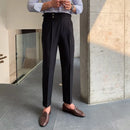 Loose Fit Mens Suit Pants – White, Khaki, Black, Dark Grey | Banquet Ready | Old Money Menswear Prendersons