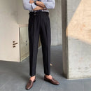 Loose Fit Mens Suit Pants – White, Khaki, Black, Dark Grey | Banquet Ready | Old Money Menswear Prendersons