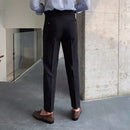 Loose Fit Mens Suit Pants – White, Khaki, Black, Dark Grey | Banquet Ready | Old Money Menswear Prendersons