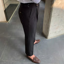 Loose Fit Mens Suit Pants – White, Khaki, Black, Dark Grey | Banquet Ready | Old Money Menswear Prendersons