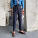 Loose Fit Mens Suit Pants – White, Khaki, Black, Dark Grey | Banquet Ready | Old Money Menswear Prendersons