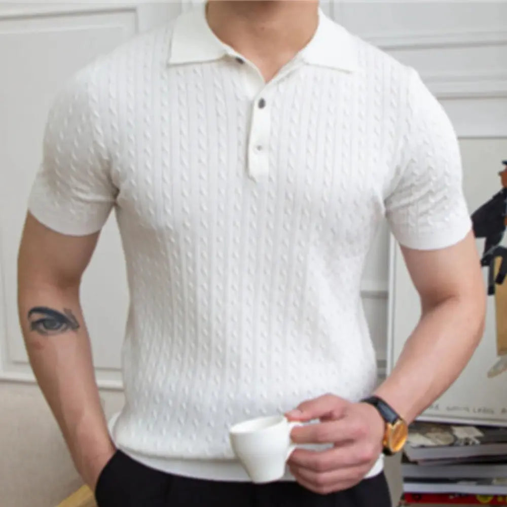 Men's Four-way Stretch Polo Shirt – Everyday Comfort | Old Money Menswear