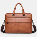 Men's Handbag Simple Business Briefcase – Black | Travel Ready | Old Money Design Prendersons