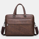 Men's Handbag Simple Business Briefcase – Black | Travel Ready | Old Money Design Prendersons
