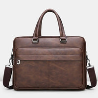 Men's Handbag Simple Business Briefcase – Black | Travel Ready | Old Money Design Prendersons