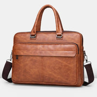 Men's Handbag Simple Business Briefcase – Black | Travel Ready | Old Money Design Prendersons