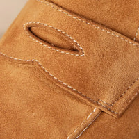 Men's Loafers With Round Toe Brown Suede Prendersons