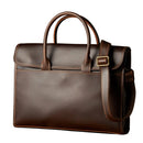 Men's OL Business Casual Leather Briefcase - Dark Brown | Business Essential | Old Money Aesthetic Prendersons