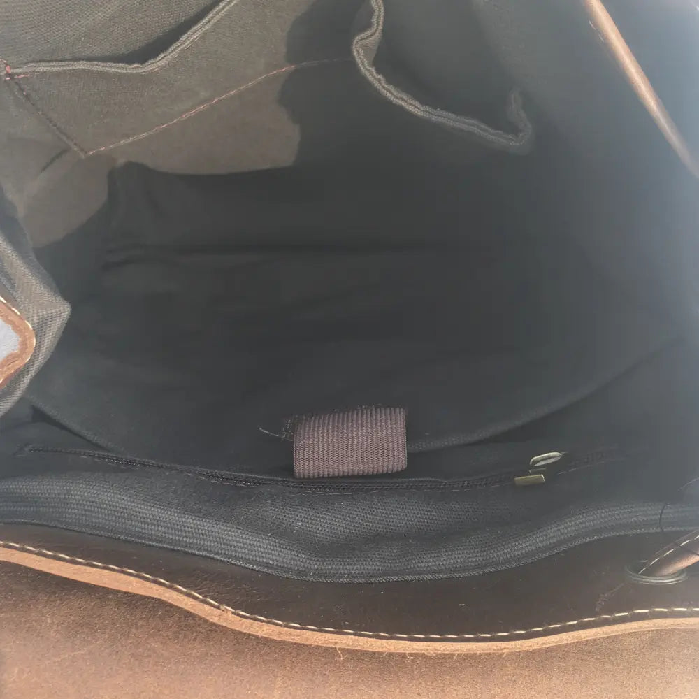Structured Fit Mens Leather Backpack – Brown | Daily Travel | Old Money Vintage Leather Prendersons