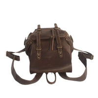 Structured Fit Mens Leather Backpack – Brown | Daily Travel | Old Money Vintage Leather Prendersons