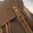 Structured Fit Mens Leather Backpack – Brown | Daily Travel | Old Money Vintage Leather Prendersons