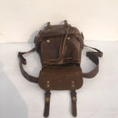 Structured Fit Mens Leather Backpack – Brown | Daily Travel | Old Money Vintage Leather Prendersons