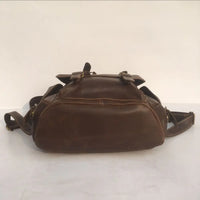 Structured Fit Mens Leather Backpack – Brown | Daily Travel | Old Money Vintage Leather Prendersons