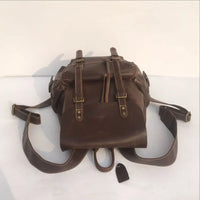 Structured Fit Mens Leather Backpack – Brown | Daily Travel | Old Money Vintage Leather Prendersons