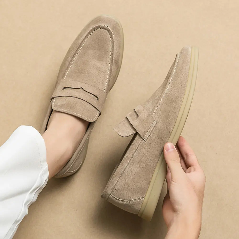 Men's Shoes Fashion Slip-on Plus Size Casual Leather Shoes Prendersons