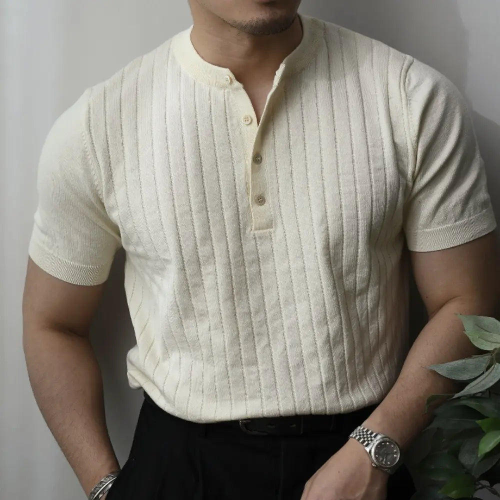 Light beige short sleeve shirt