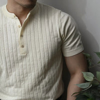 Light beige short sleeve shirt