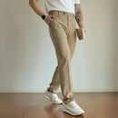 Men's Slim Fit Elastic Straight Commuter Trousers Prendersons