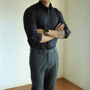 Men's Slim Fit Elastic Straight Commuter Trousers Prendersons