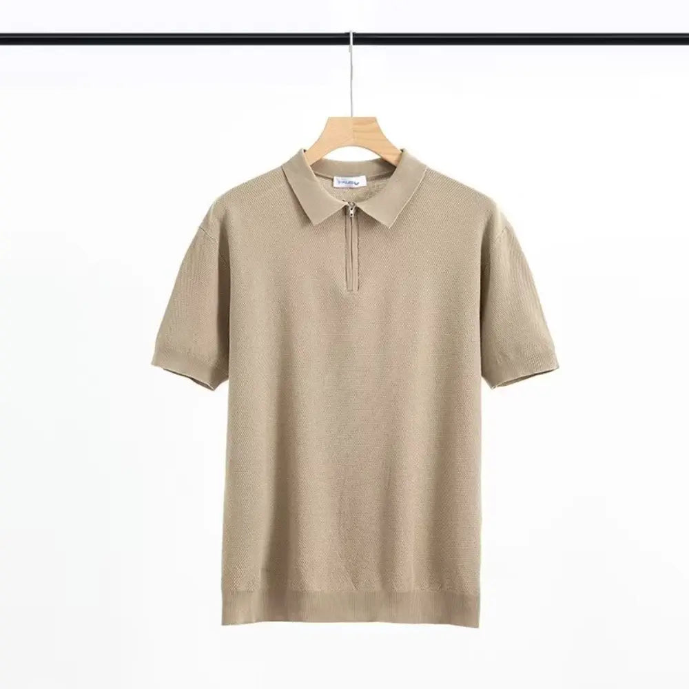 Loose fit striped shirt men