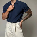 Loose fit striped shirt men