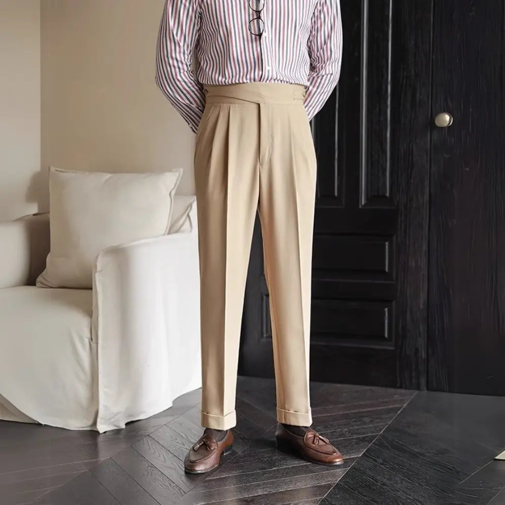 Men's Spring And Autumn Business Straight All-matching Pants Prendersons