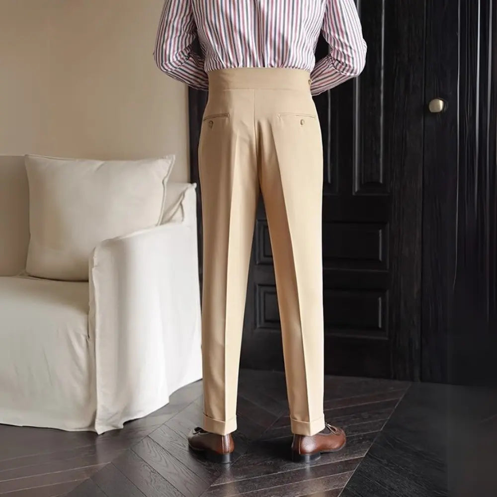 Men's Spring And Autumn Business Straight All-matching Pants Prendersons