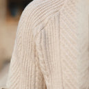 Regular Fit Thickened Men's Sweater – Apricot & Grey | Smart Winter Layer | Old Money Essentials Prendersons