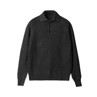 Regular Fit Thickened Men's Sweater – Apricot & Grey | Smart Winter Layer | Old Money Essentials Prendersons
