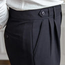 Straight Fit Cropped Pant for Men – Spring-Autumn Essential | British Old Money Menswear Prendersons