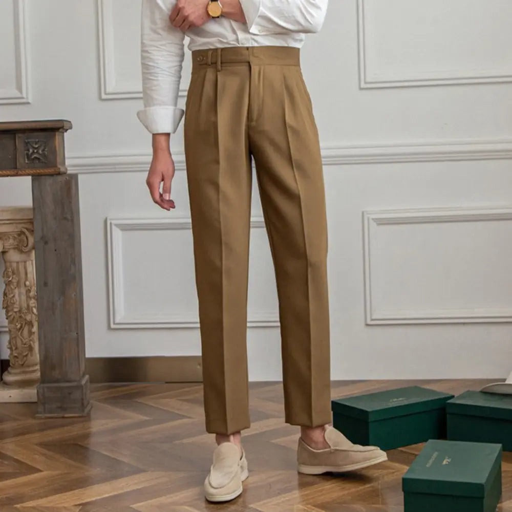 Old money cropped trousers