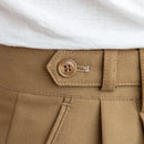 Khaki cropped pants men