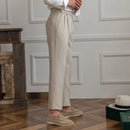 Straight Fit Cropped Pant for Men – Spring-Autumn Essential | British Old Money Menswear Prendersons