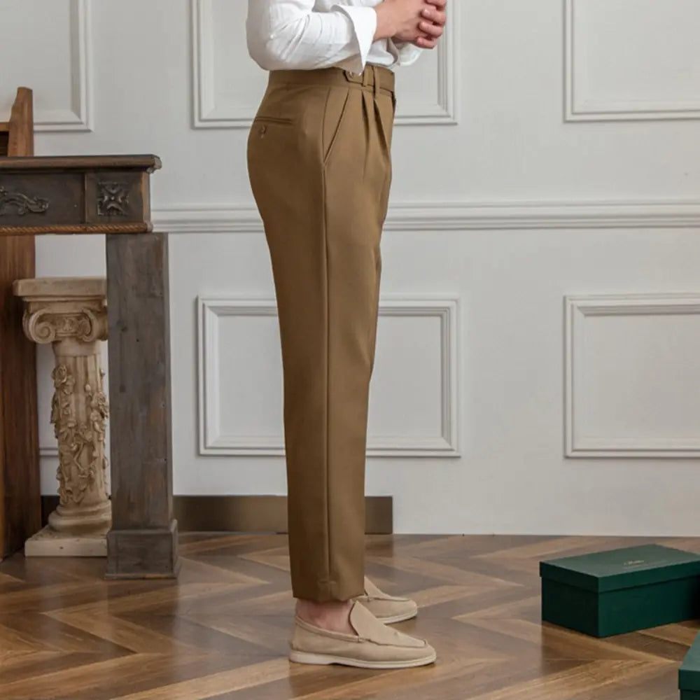 Old money cropped trousers