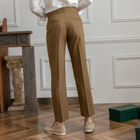 Old money cropped trousers