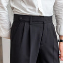 Straight Fit Cropped Pant for Men – Spring-Autumn Essential | British Old Money Menswear Prendersons