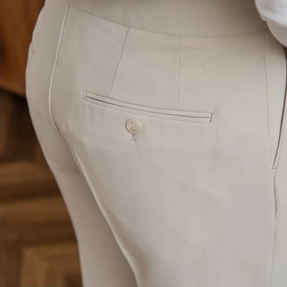 Straight Fit Cropped Pant for Men – Spring-Autumn Essential | British Old Money Menswear Prendersons
