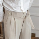 Straight Fit Cropped Pant for Men – Spring-Autumn Essential | British Old Money Menswear Prendersons