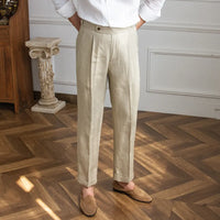 Mr Lusan Summer Linen Italian Pants Prendersons