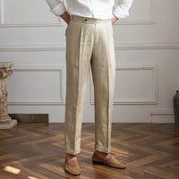 Mr Lusan Summer Linen Italian Pants Prendersons
