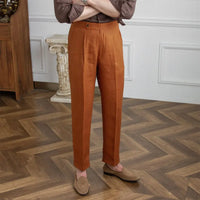 Mr Lusan Summer Linen Italian Pants Prendersons