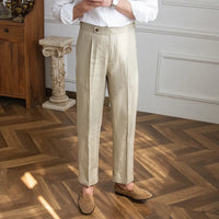 Mr Lusan Summer Linen Italian Pants Prendersons